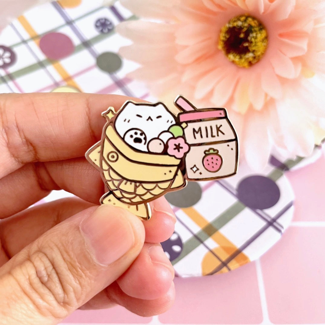 Snacks: Taiyaki + Milk