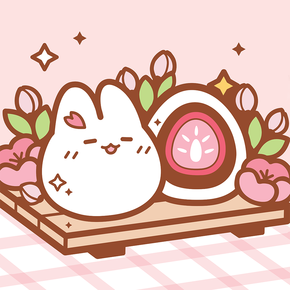 Cushion Cover: Ichigo Daifuku