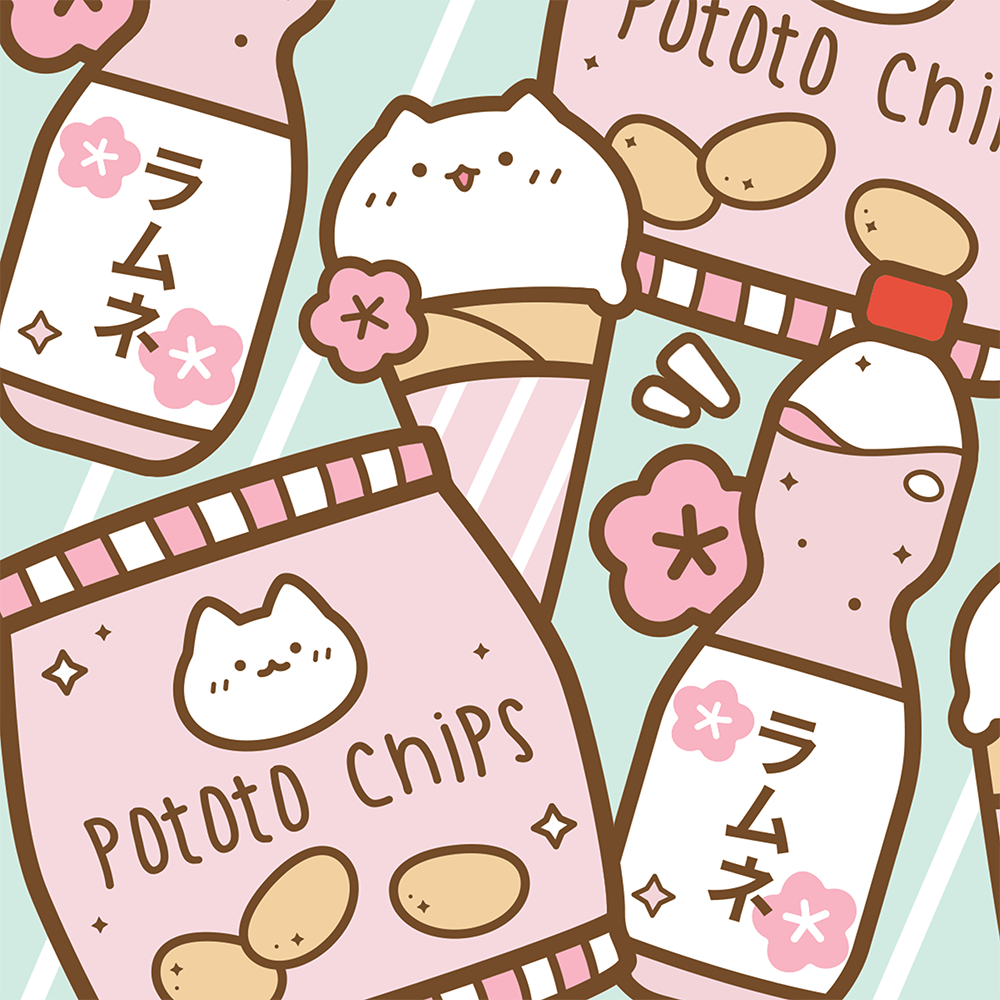 Cushion Cover: Snacks