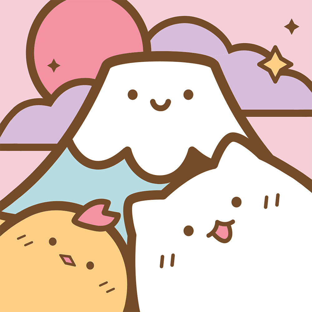 Cushion Cover: Nyan! Fuji