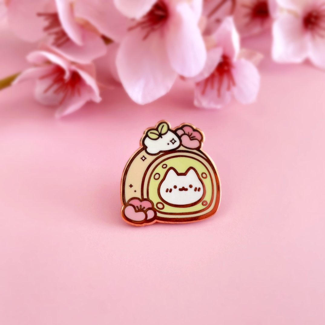 Sakura & Matcha II: Kitty Roll Cake