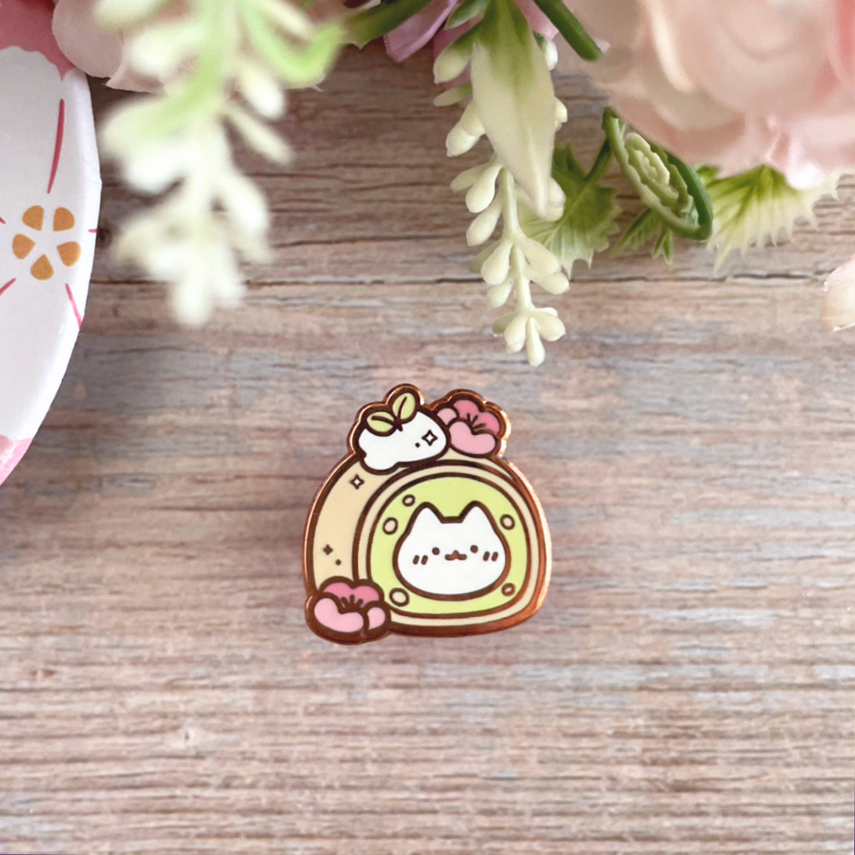 Sakura & Matcha II: Kitty Roll Cake