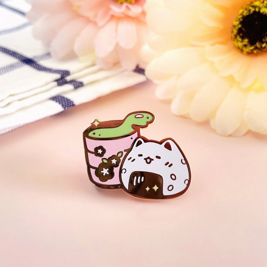 Snacks: Onigiri + Ocha